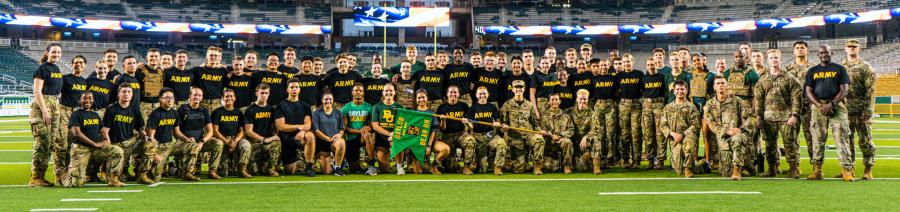 Army ROTC at stair climb
